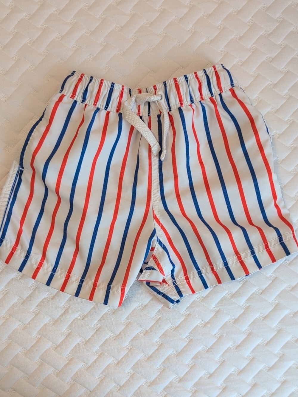 HANNA ANDERSSON Swim Trunks  Red White and Blue Stripe Size 4